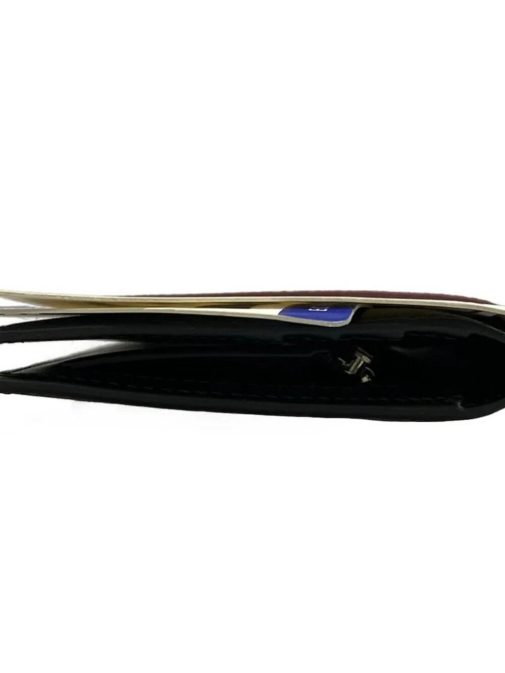 BALENCIAGA Passport long wallet 787777 Black Bordeaux Multi Leather Cellulose - - Picture 9 of 9